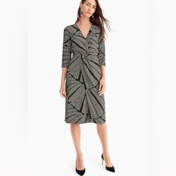 J.Crew silk twist-front dress. Small - Picture 7 of 7